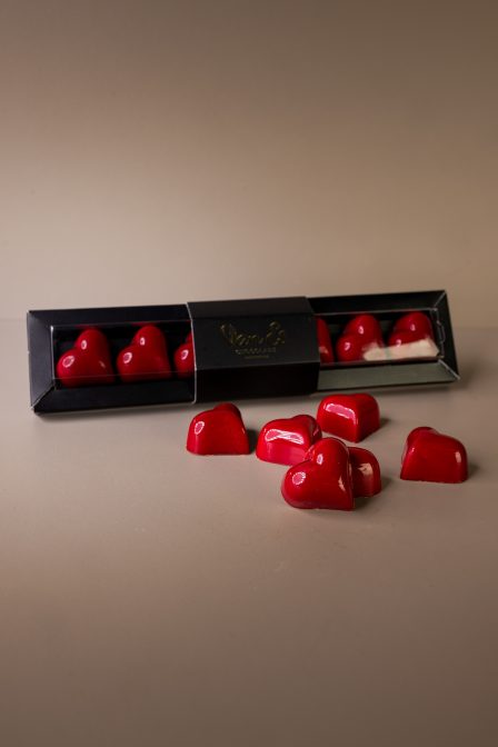 Praline hartjes bonbon