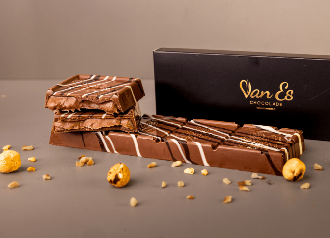 Reep hazelnoot praline