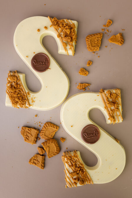 Sinterklaasletter gevuld - Speculoos