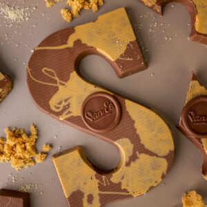 Sinterklaasletter gevuld - Cookie dough