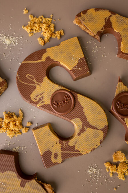 Sinterklaasletter gevuld - Cookie dough